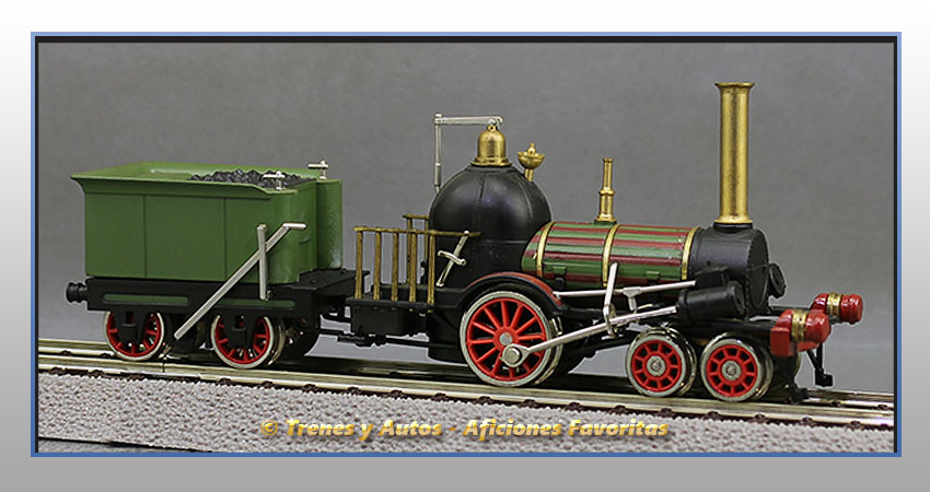 Locomotora vapor La Prussia - Berlín Potsdam